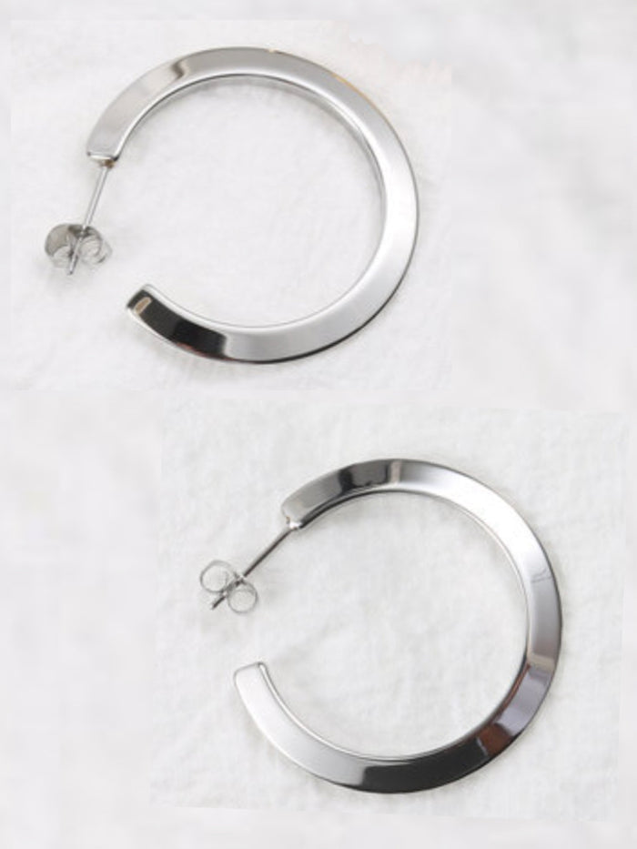 ENDLESS Silver Hoop Earrings