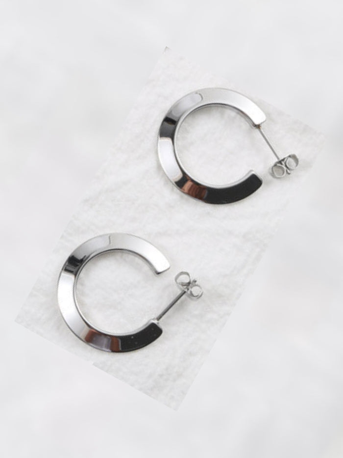 ENDLESS Silver Hoop Earrings