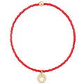 enewton hope classic bracelet -bright red -star small gold disc