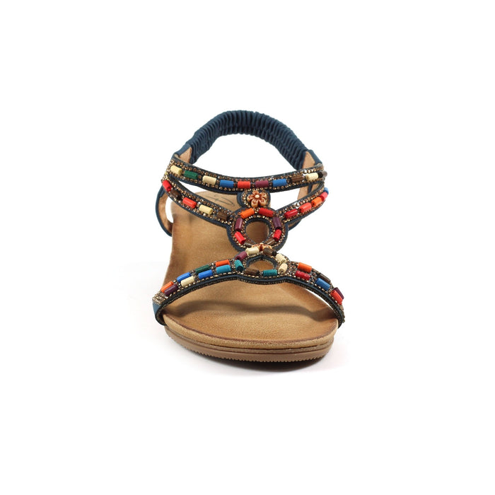 Epsom Navy Wedge Sandal