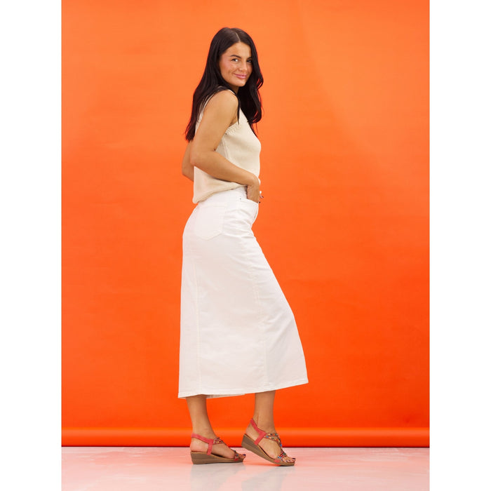 Epsom Orange Wedge Sandal