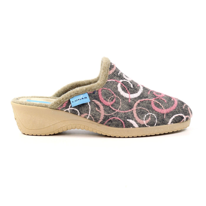 Erin II Grey Mule Slipper