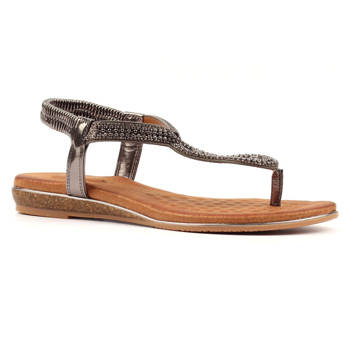 Estelle Pewter Sandal