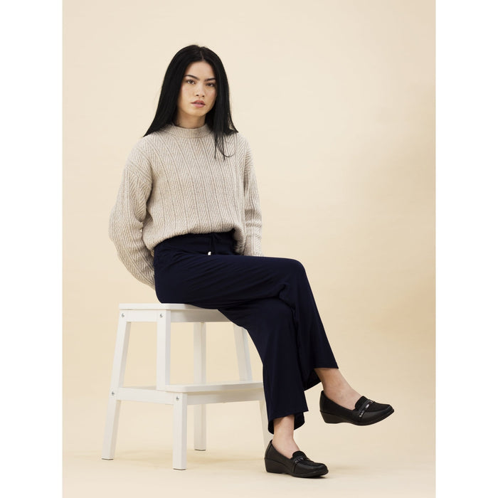 Esther Black Comfort Wedge Shoe