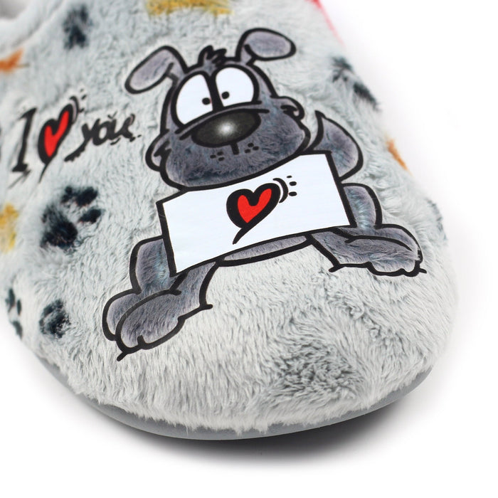 Euphoria Grey Slipper
