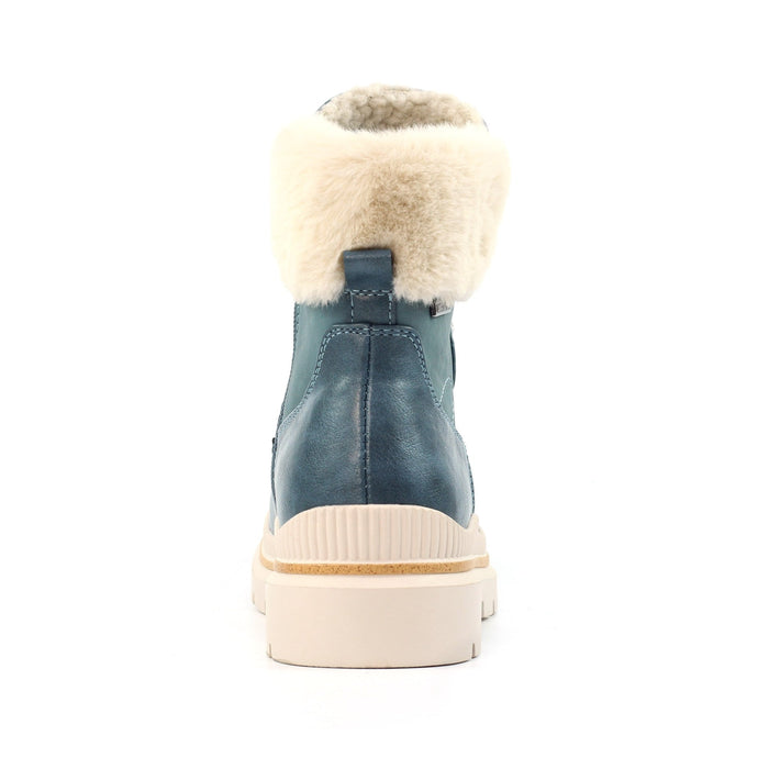 Evelyn Mid Blue Waterproof  Boot