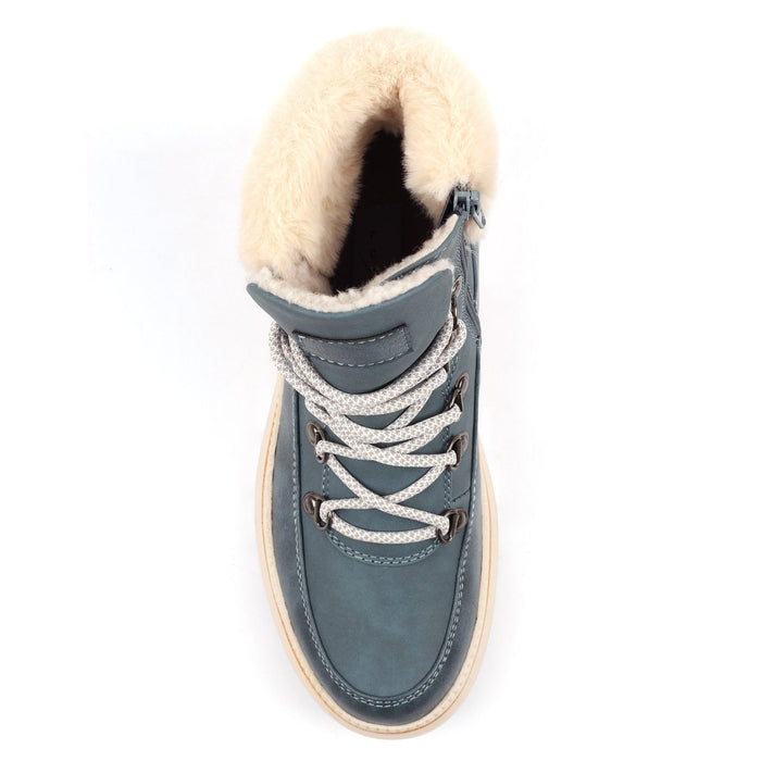Evelyn Mid Blue Waterproof  Boot
