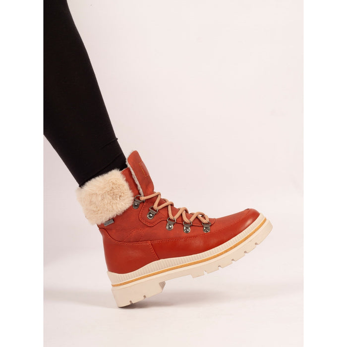 Evelyn Orange Waterproof Boot
