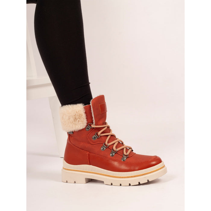Evelyn Orange Waterproof Boot