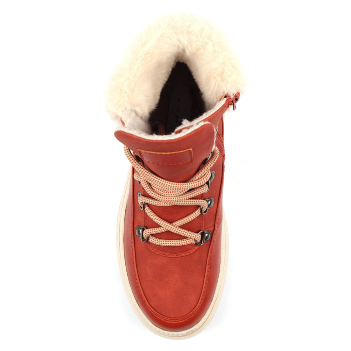 Evelyn Orange Waterproof Boot