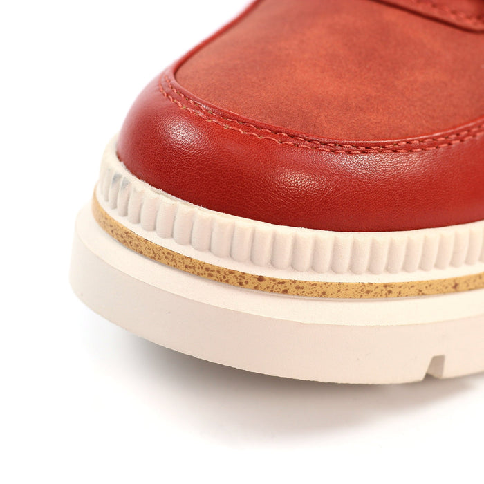 Evelyn Orange Waterproof Boot