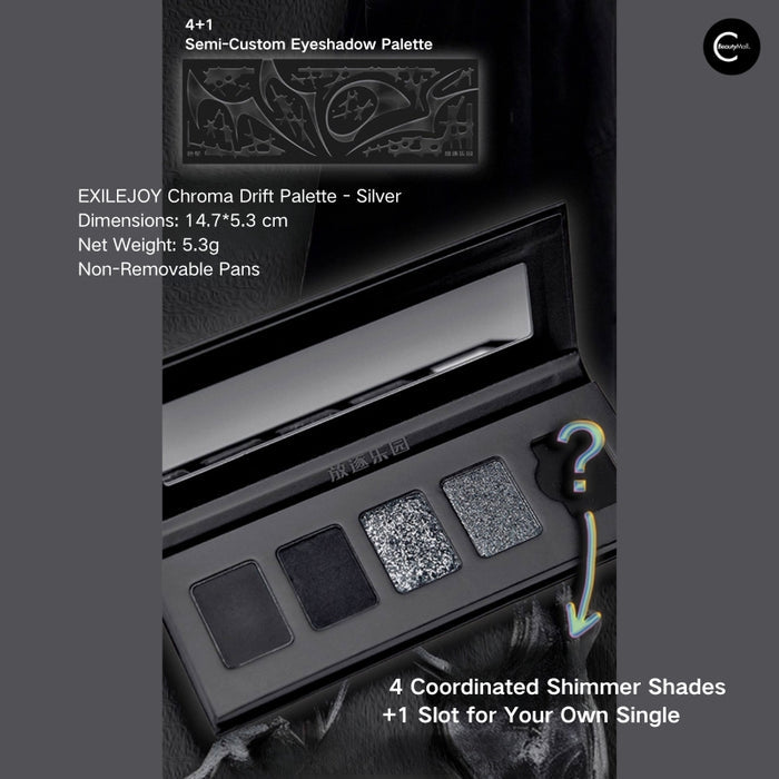 EXILEJOY Chroma Drift 4+1 Semi-Custom Black Palette Orange