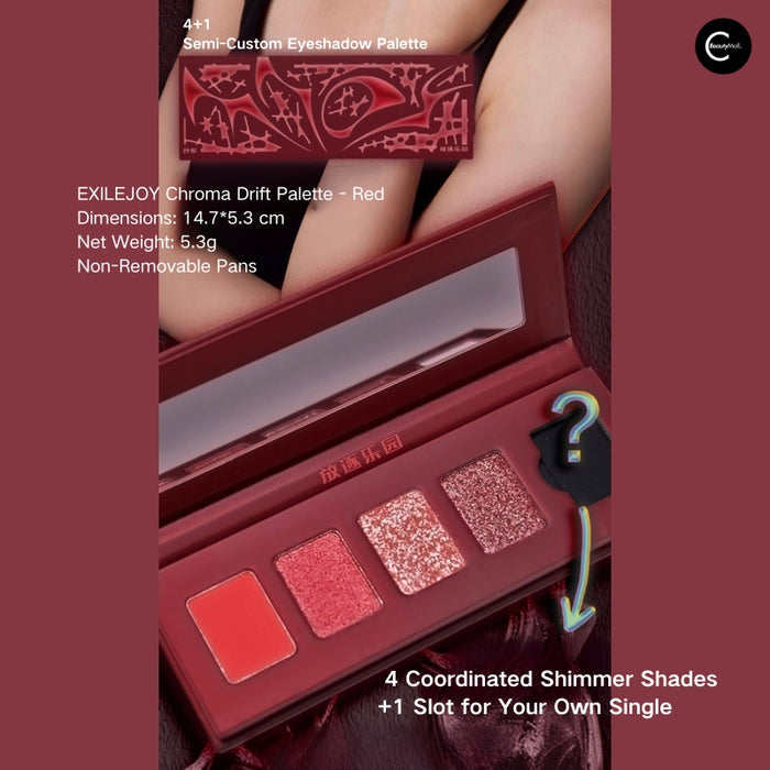 EXILEJOY Chroma Drift 4+1 Semi-Custom Red Palette Orange