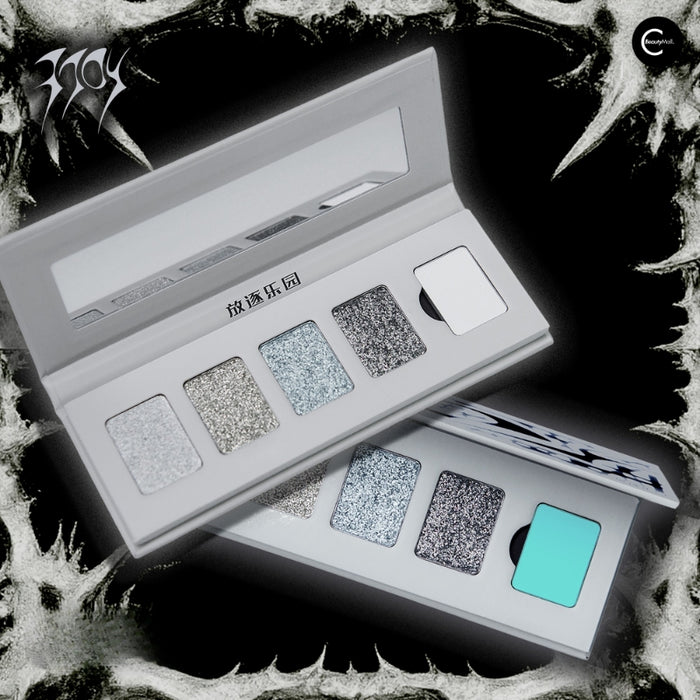 EXILEJOY Chroma Drift 4+1 Semi-Custom Silver Palette detail