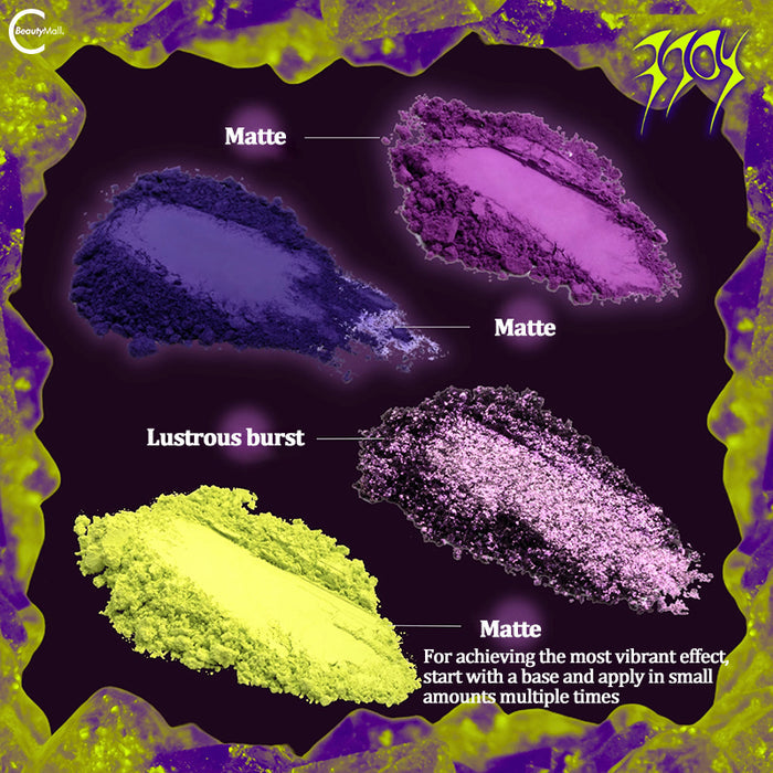 EXILEJOY Temperature-Change Eyeshadow Palette - #77 (Purple & Yellow) detail