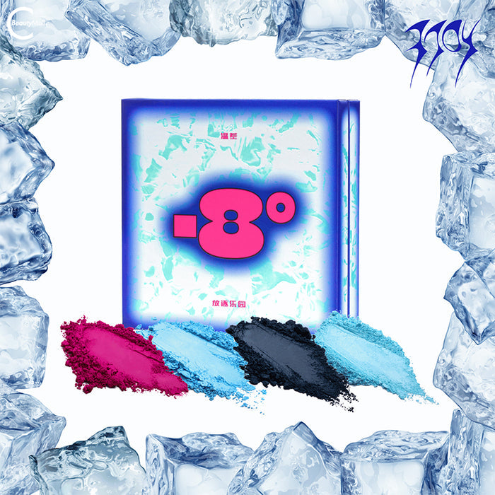EXILEJOY Temperature-Change Eyeshadow Palette - #8℃ (Blue & Pink) detail