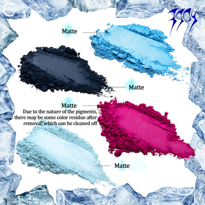 EXILEJOY Temperature-Change Eyeshadow Palette - #8℃ (Blue & Pink) detail