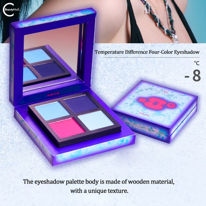 EXILEJOY Temperature-Change Eyeshadow Palette - #8℃ (Blue & Pink) detail