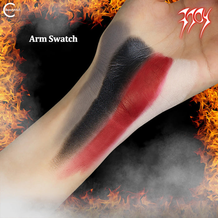 EXILEJOY Temperature-Change Eyeshadow Palette - #99℃ (Red & Black) detail