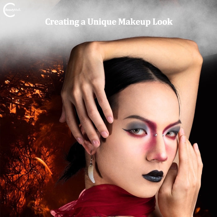 EXILEJOY Temperature-Change Eyeshadow Palette - #99℃ (Red & Black) detail