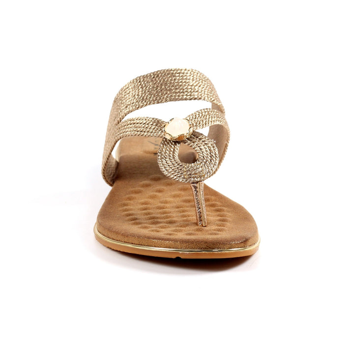 Ezra Rose Gold  Sandal