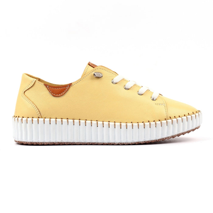 Faith Lemon Leather Shoe