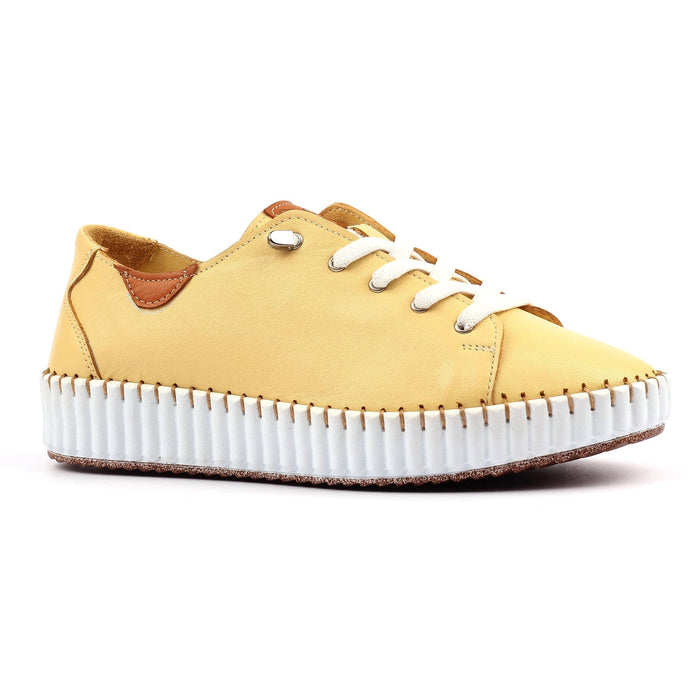 Faith Lemon Leather Shoe