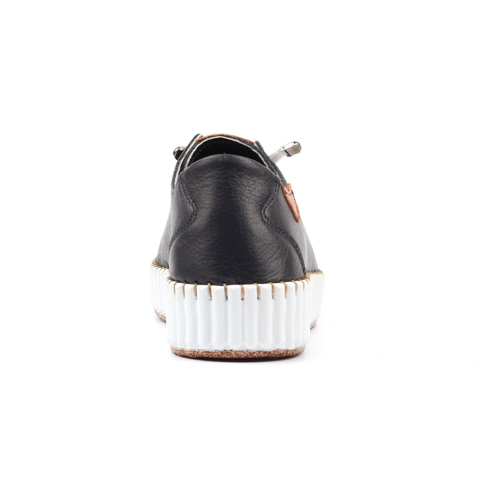 Faith Navy Leather Shoe