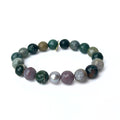 Fancy Jasper Bracelet with a Gray Pearl