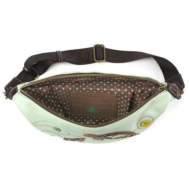 Fanny Pack Teal Turtles