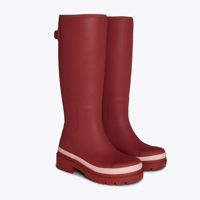 Fergie Tall Boot // Beetroot Red [Retired]