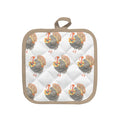 Festive Feather Pot Holder
