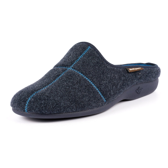 Fiasco Navy Goodyear Mule Slipper