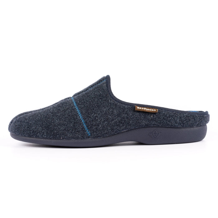 Fiasco Navy Goodyear Mule Slipper