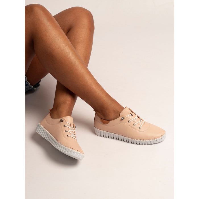 Flamborough Nude Leather Shoe