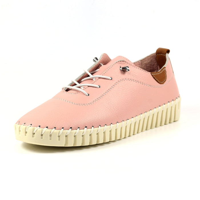 Flamborough Pale Pink Leather Shoe
