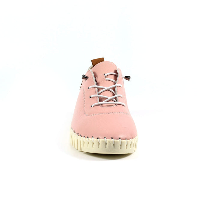 Flamborough Pale Pink Leather Shoe