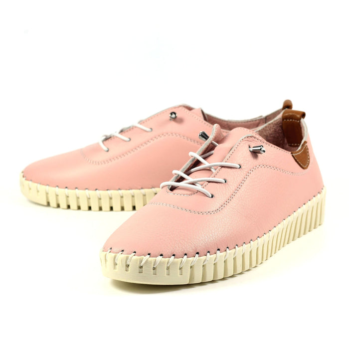 Flamborough Pale Pink Leather Shoe