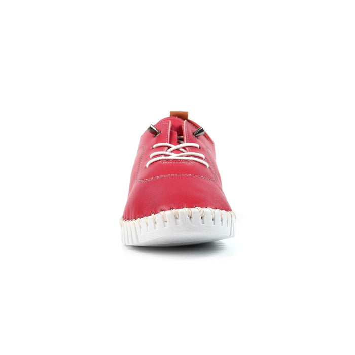 Flamborough Raspberry Leather Shoe