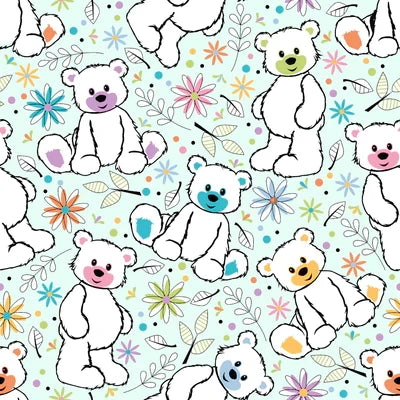 OASIS Fun Flannel OA-44-6271 Light Blue - Cotton Fabric