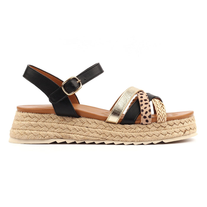 Flick Black Sandal