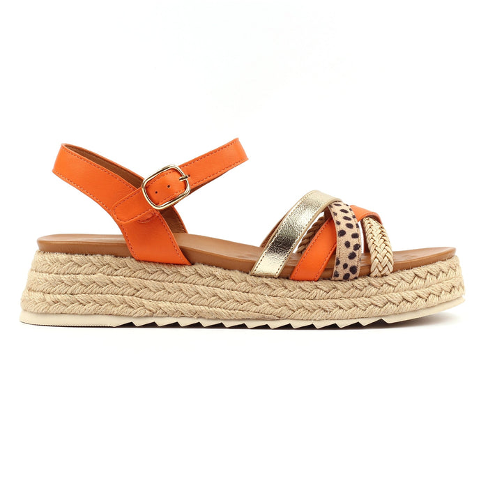 Flick Orange Sandal