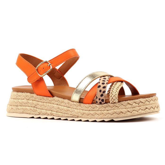 Flick Orange Sandal
