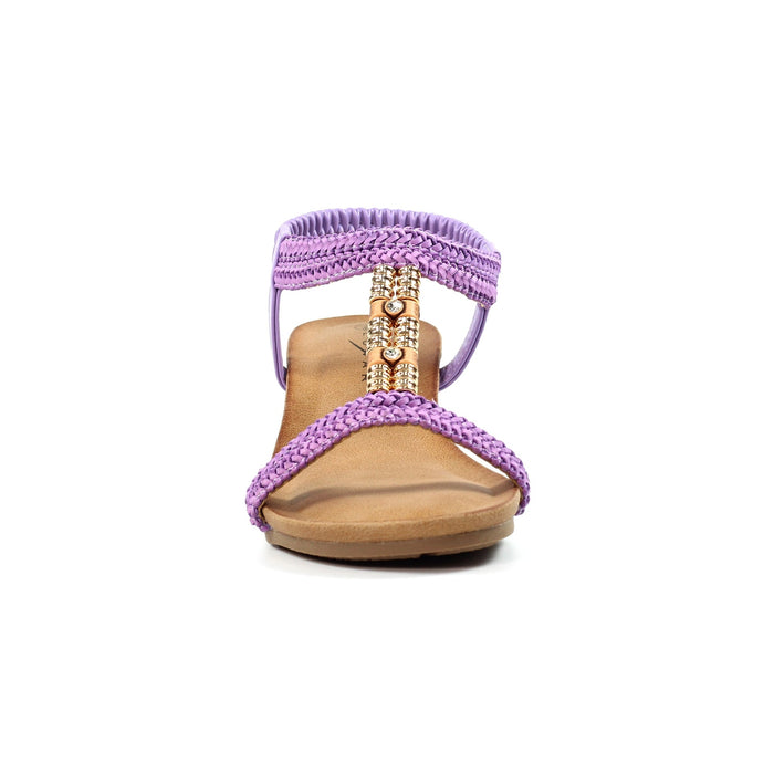 Florence Lilac Wedge Sandal