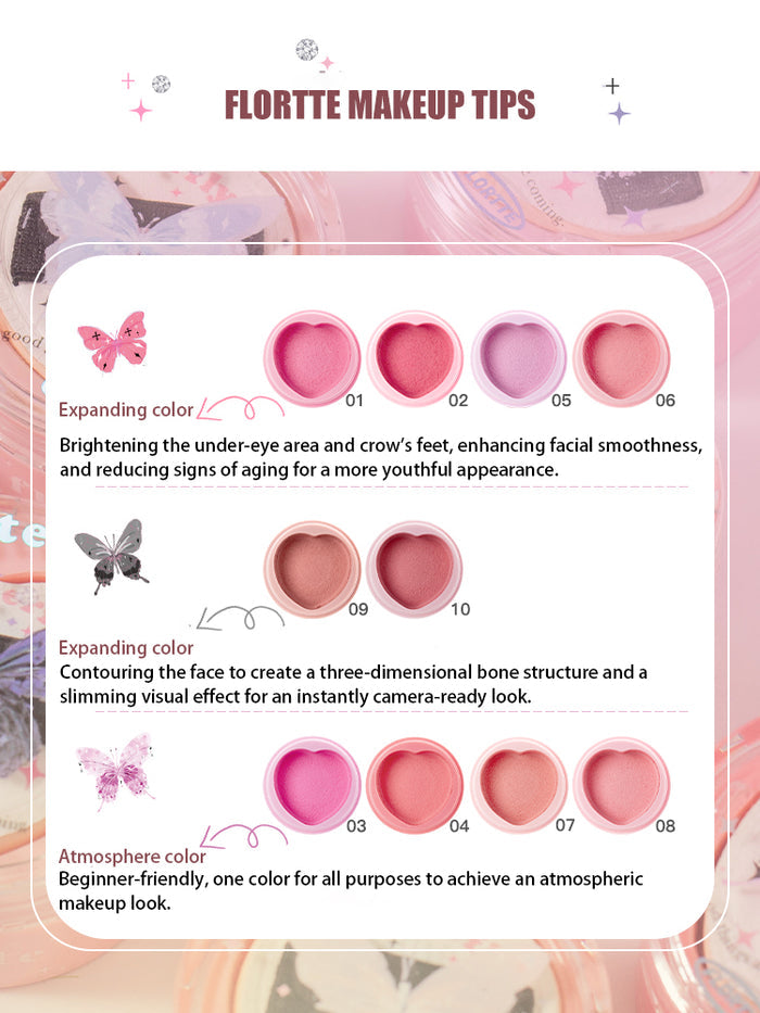 FLORTTE Airy Blush Cream from the Lovely Aleria Collection 04