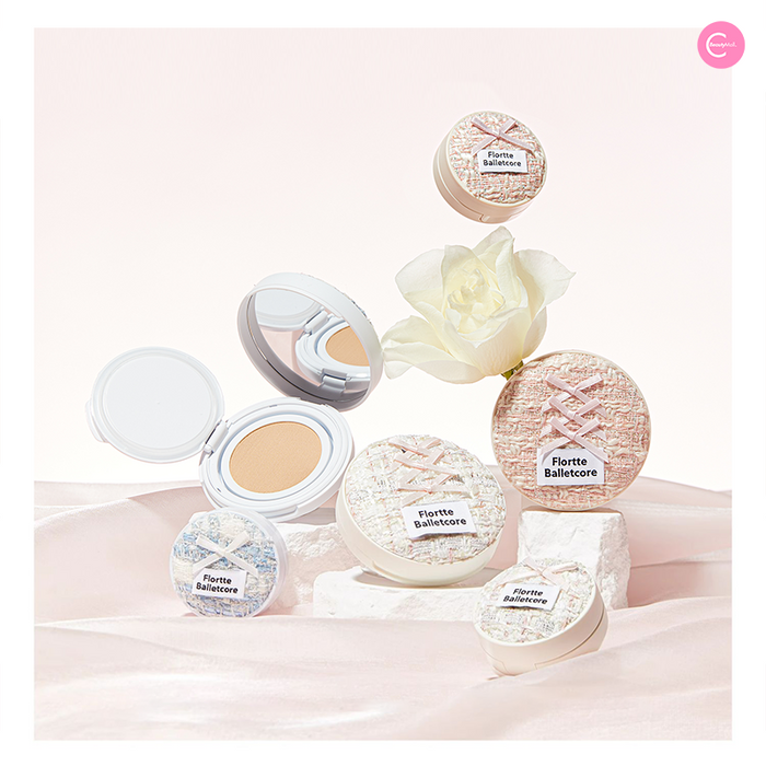 FLORTTE Ballet Veil Cushion Cream 01