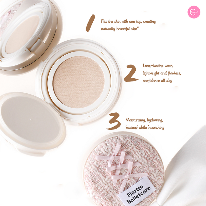 FLORTTE Ballet Veil Cushion Cream 02