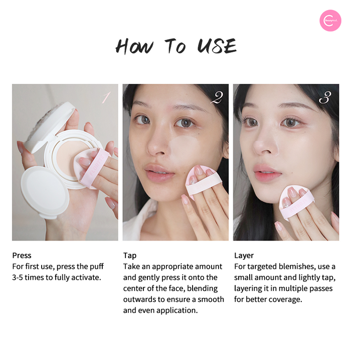 FLORTTE Ballet Veil Cushion Cream detail