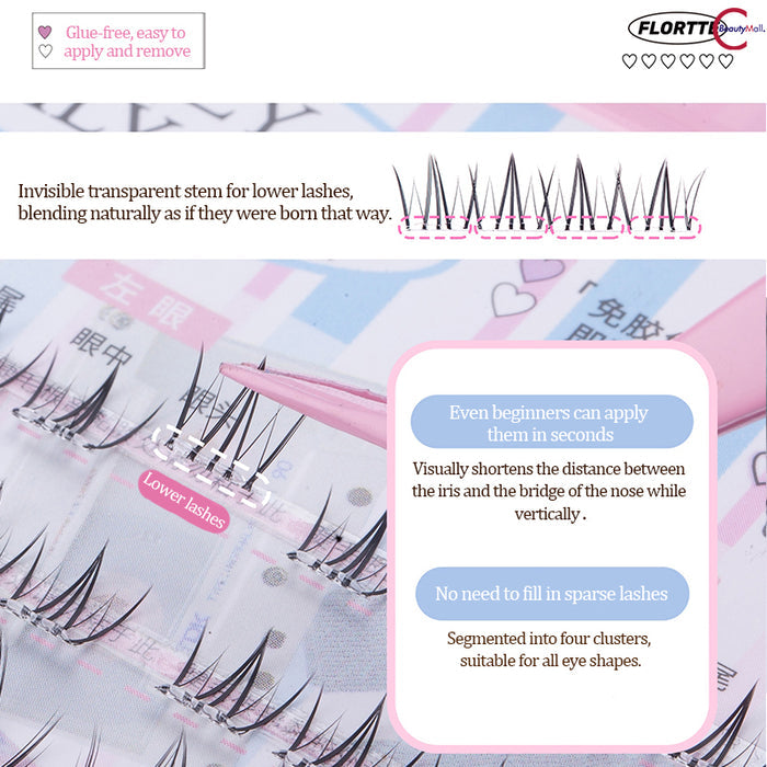 FLORTTE "Debutante Diary" Series Glue-Free False Eyelashes 04