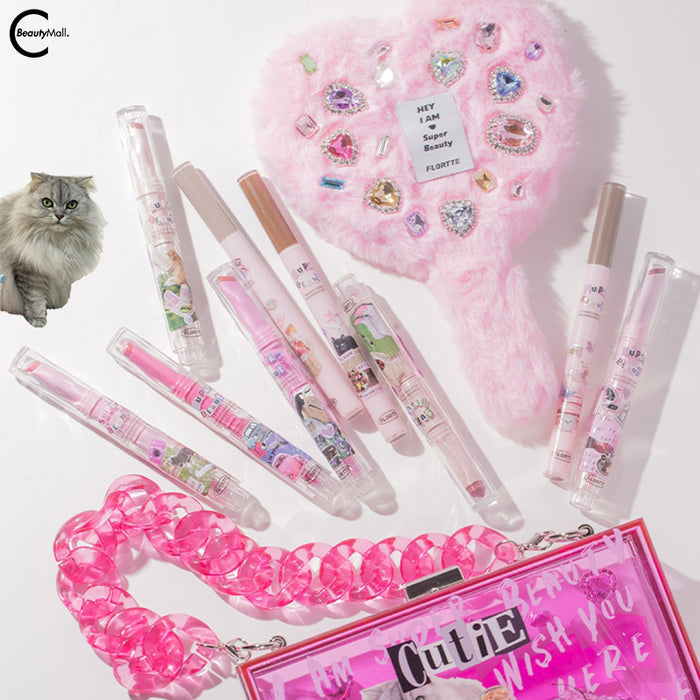 FLORTTE SUPER BEAUTY Shimmer Lip Lacquer Gift Set detail